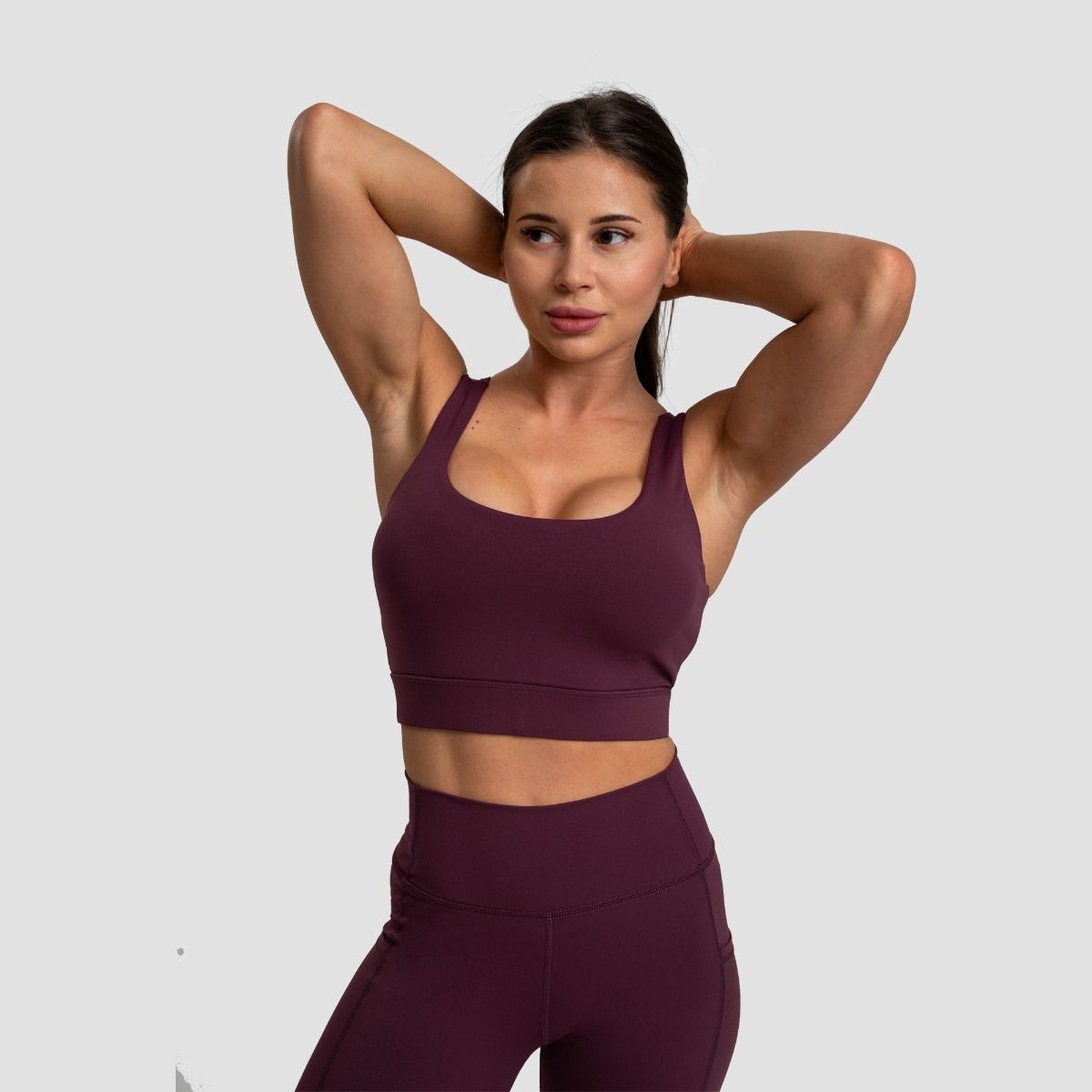 GYMBEAM - NŐI CUT-OUT SPORTMELLTARTÓ - LILA