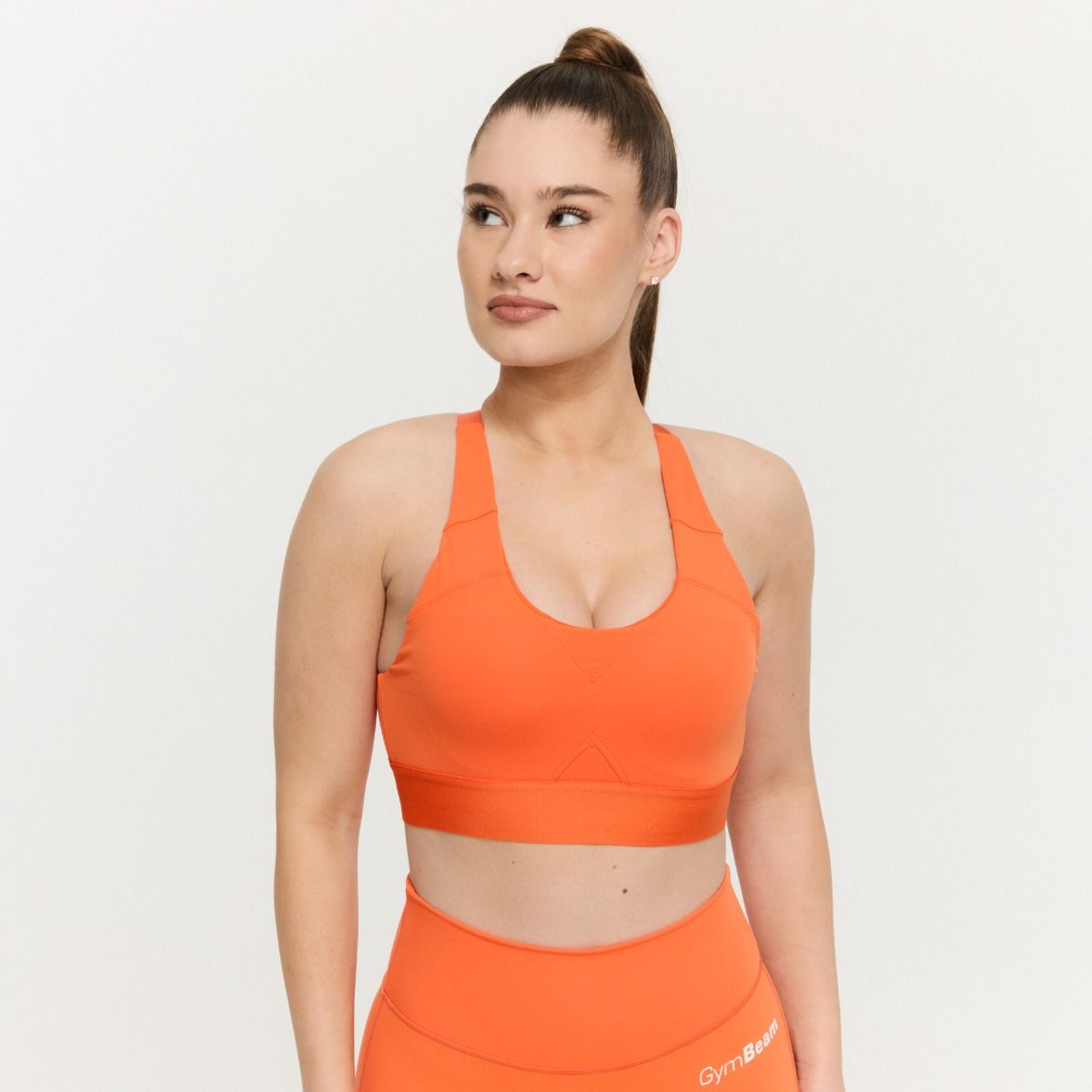 GYMBEAM - NŐI LIMITLESS SPORTMELLTARTÓ ORANGE - NARANCSSÁRGA
