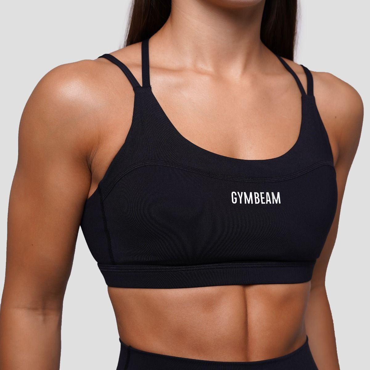 GYMBEAM - NŐI FIT SPORTMELLTARTÓ - FEKETE