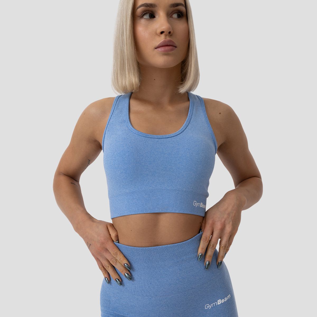 GYMBEAM - NŐI FLO SPORTMELLTARTÓ - L MÉRET - KÉK