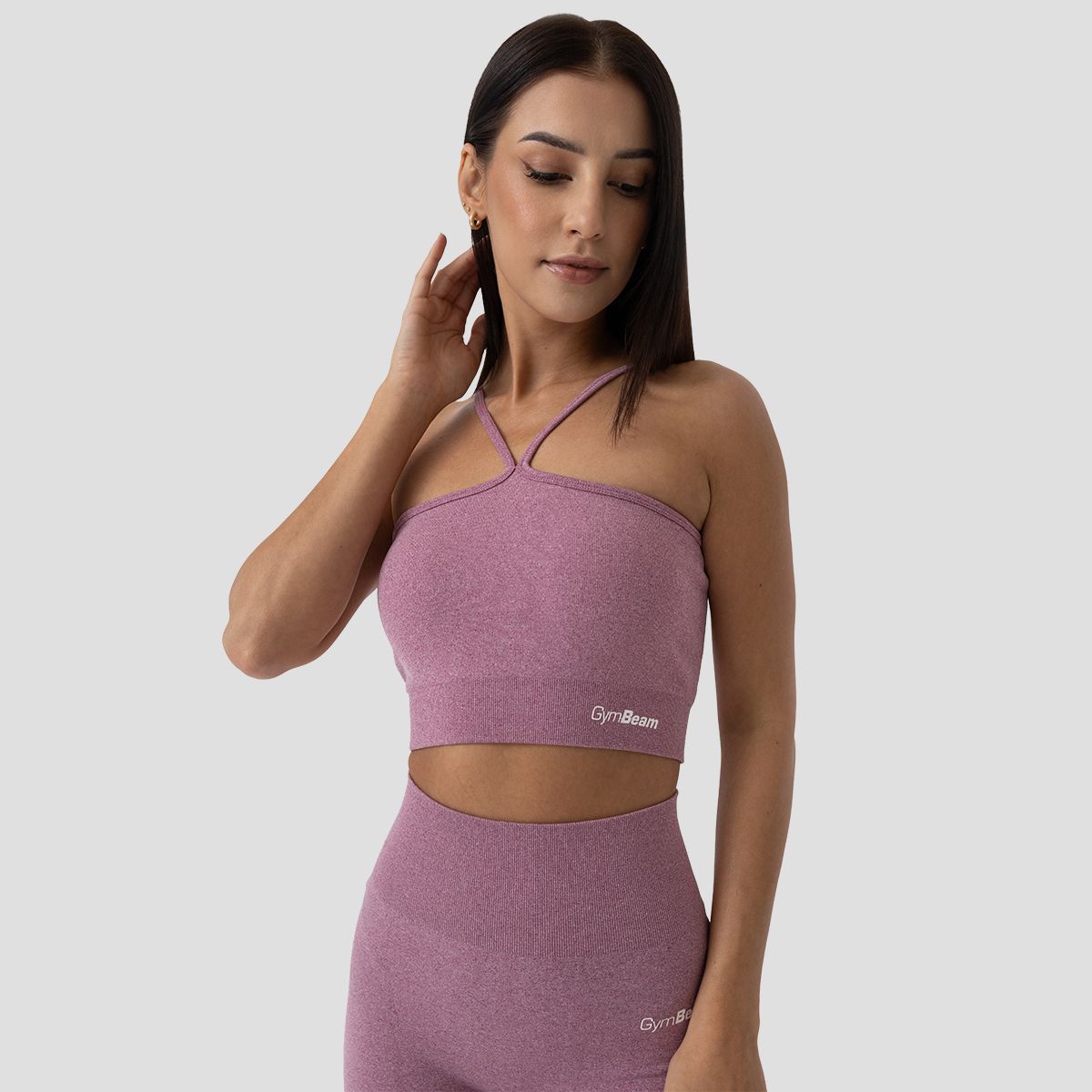 GYMBEAM - NŐI FLO HALTER SPORTMELLTARTÓ - XL MÉRET - LILA GYMBEAM - NŐI FLO HALTER SPORTMELLTARTÓ - XL MÉRET - LILA