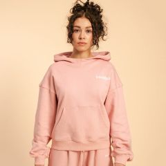 BEAST PINK - SERENITY NŐI KAPUCNIS PULÓVER - RÓZSASZÍN